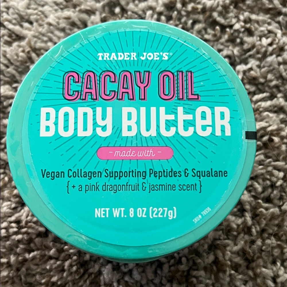 Trader Joe's Cacay Oil Body Butter - Teal